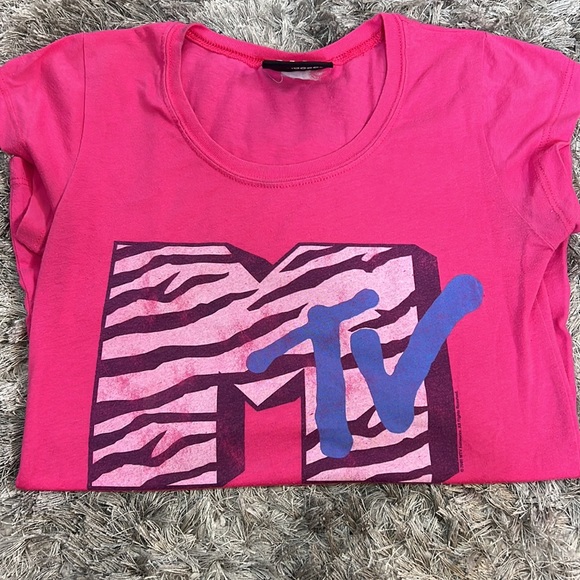 MTV Zebra Logo Shirt - Picture 2 of 8